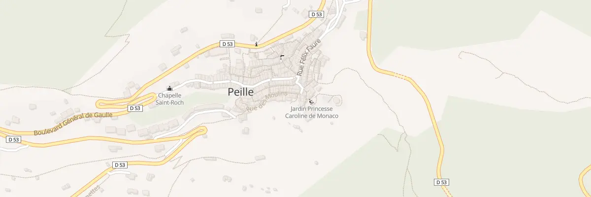 Plan du 34 Rue des Moulins à Peille