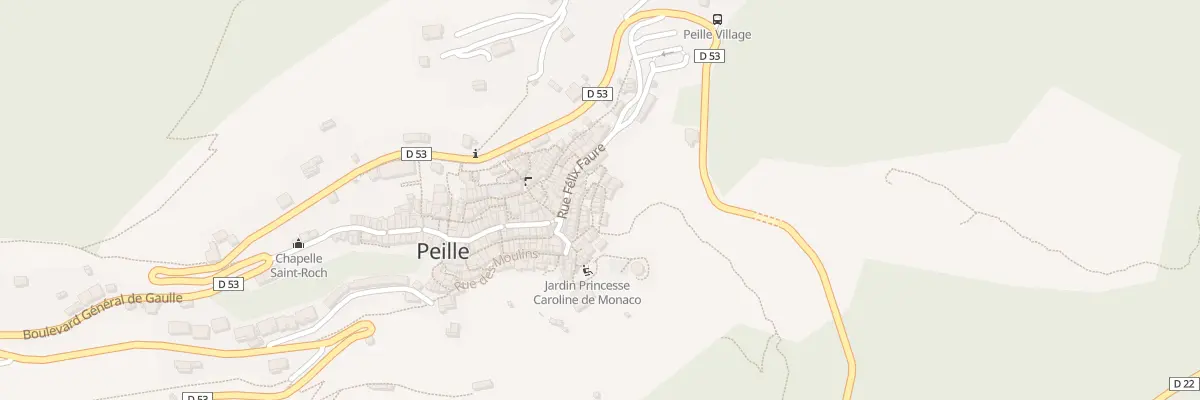 Plan du 2 Rue des Jardins à Peille