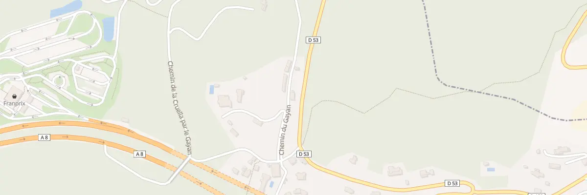 Plan du 403 Rte de Peille à La Turbie