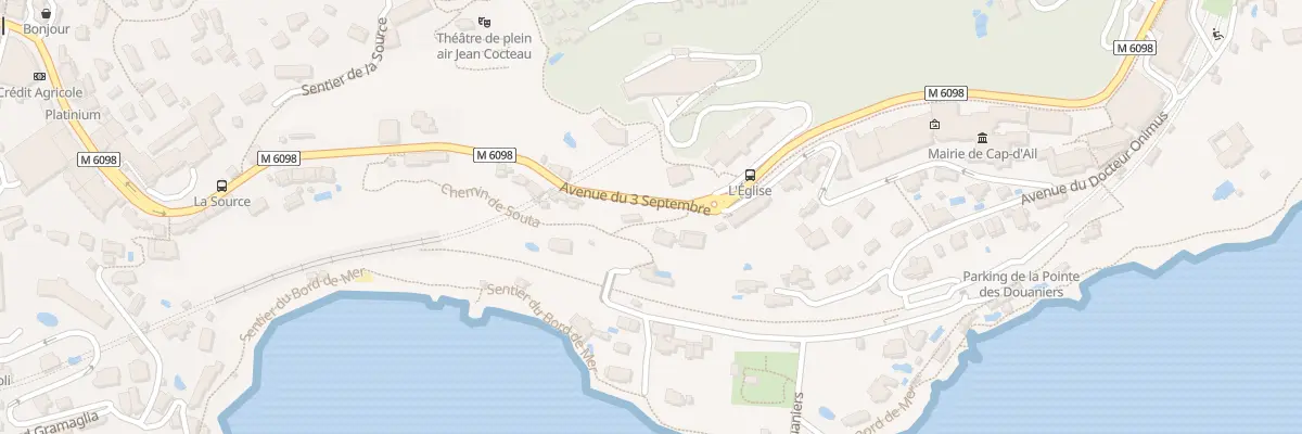 Plan du 2 Che du Golfe à Cap-d’Ail