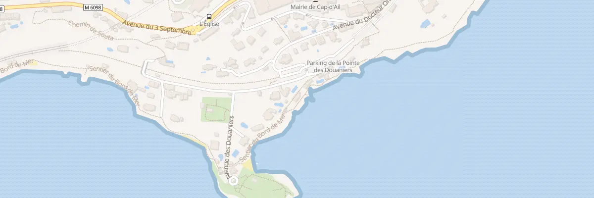 Plan du 7 Che du Chien Bleu à Cap-d’Ail