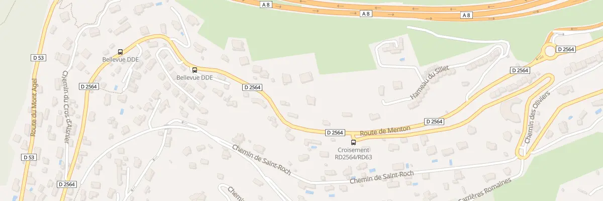 Plan du 48B Rte de Menton à La Turbie