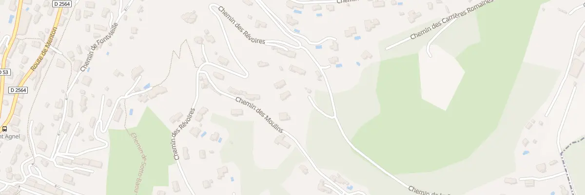 Plan du 571 Che des Revoires à La Turbie
