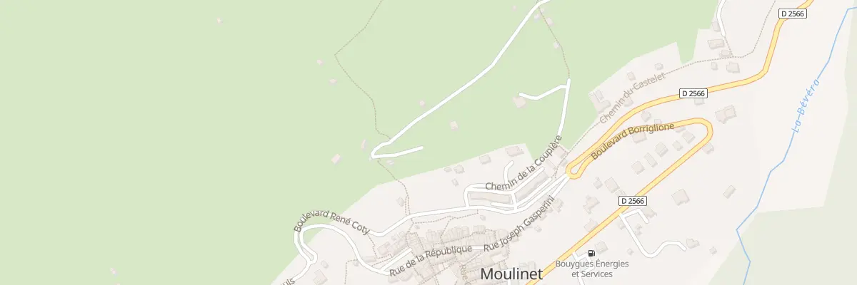 Plan du 5817F Condamina à Moulinet