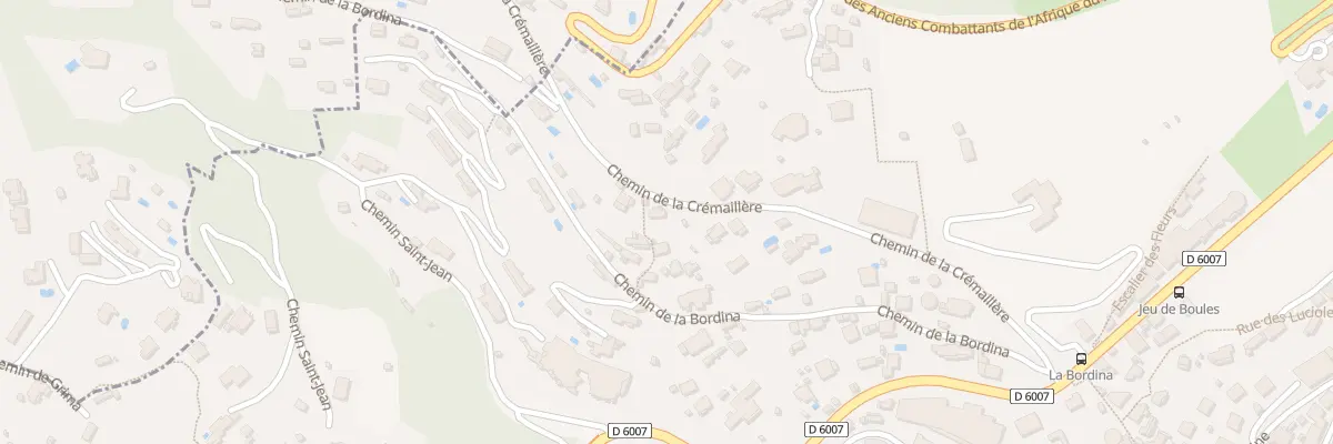 Plan du 30 Che de la Bordina à Beausoleil
