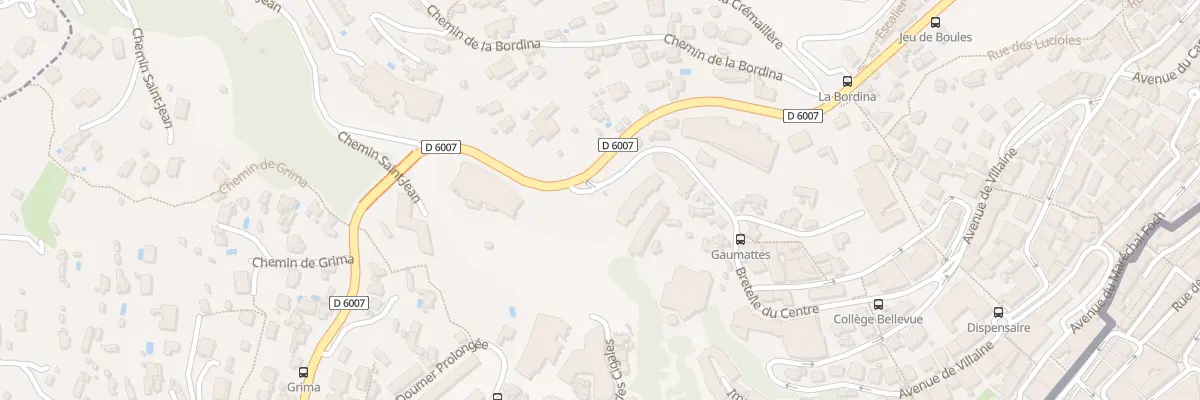 Plan du 2644 Av Prince Rainier III Monaco à Beausoleil