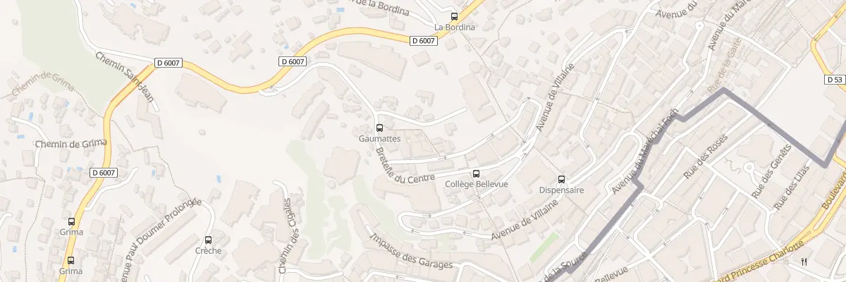 Plan du 3 Che de Gaumattes à Beausoleil