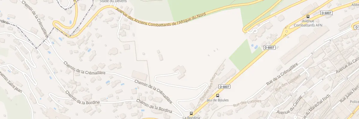 Plan du 2340 Av Prince Rainier III Monaco à Beausoleil