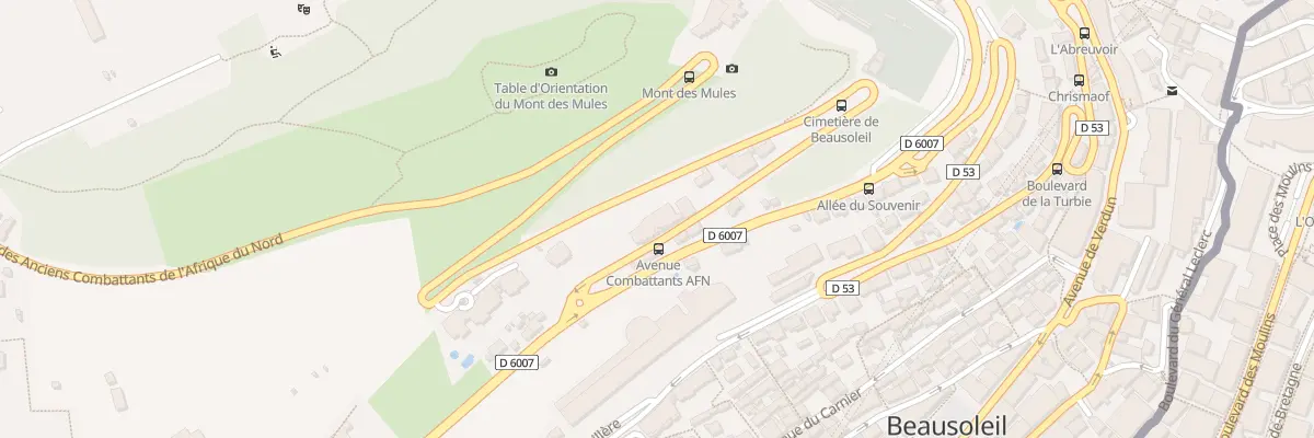 Plan du 87 Bd de la Turbie à Beausoleil