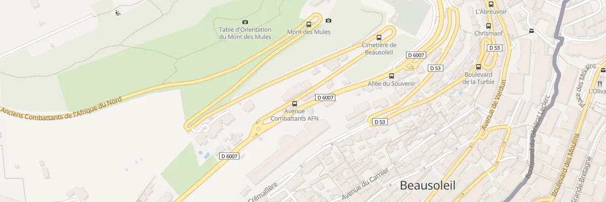 Plan du 64 Bd de la Turbie à Beausoleil
