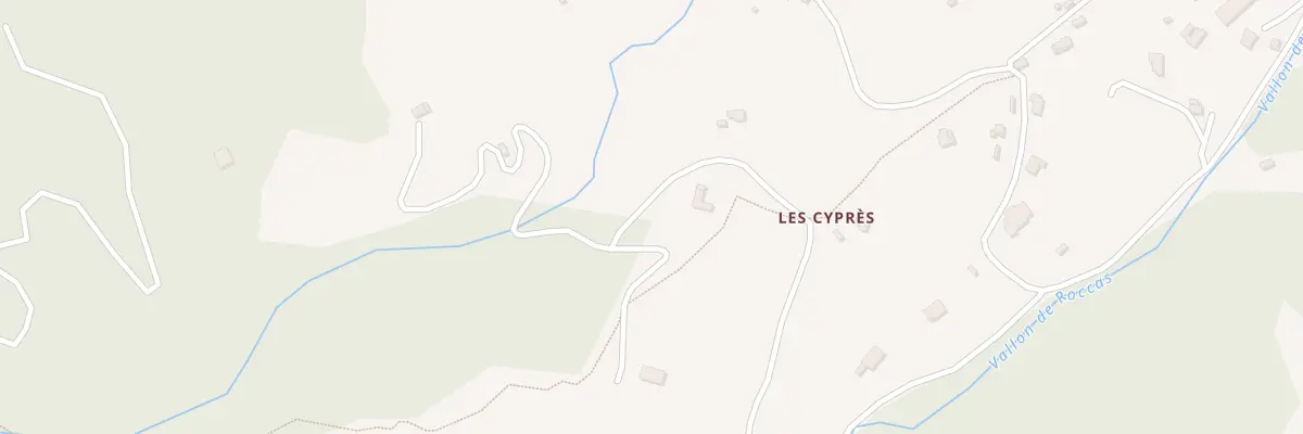 Plan du 5807 Roccas à Sospel