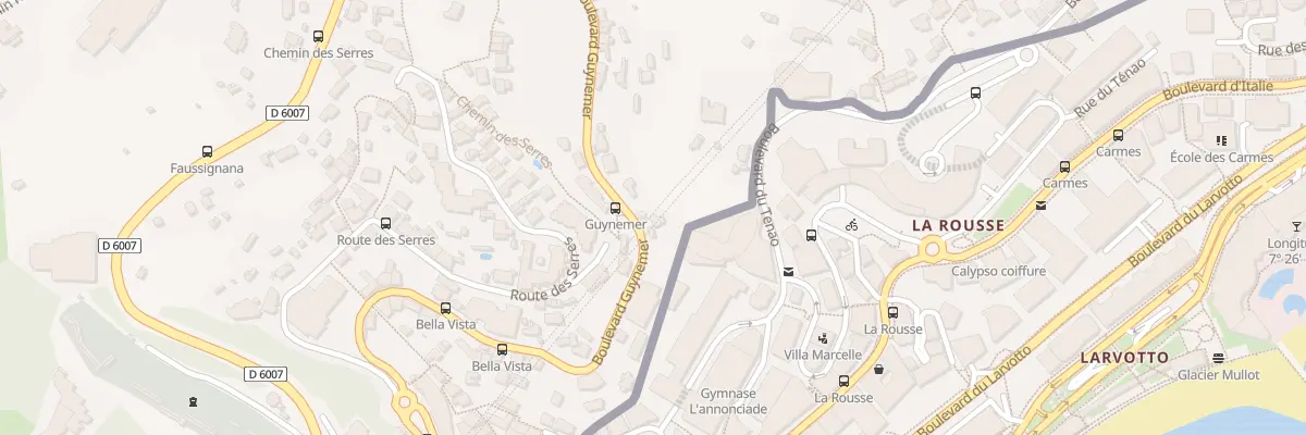 Plan du 30 Bd Guynemer à Beausoleil