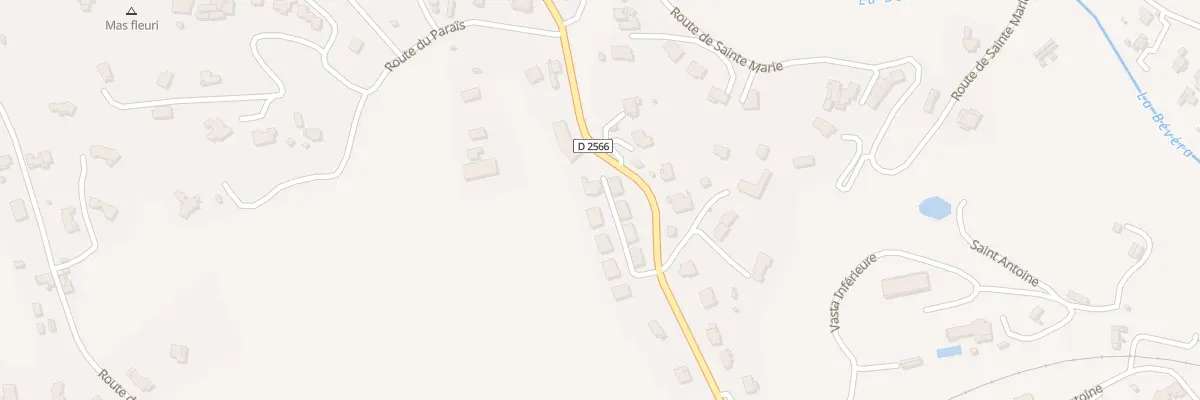 Plan du 5536 Vasta Inferieure à Sospel