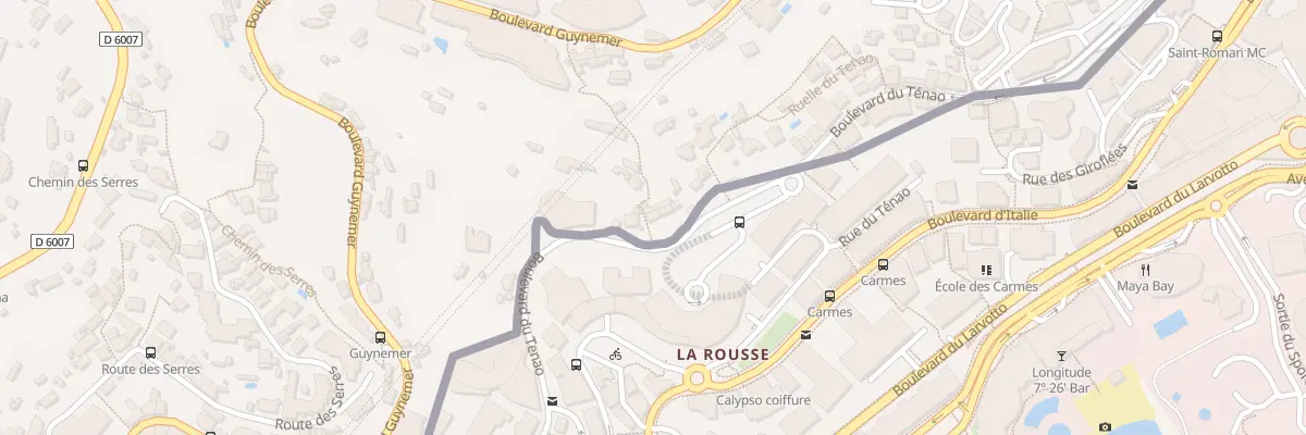 Plan du 1A Bd du Tenao à Beausoleil