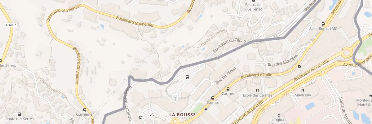 Plan du 5 Bd du Tenao à Beausoleil