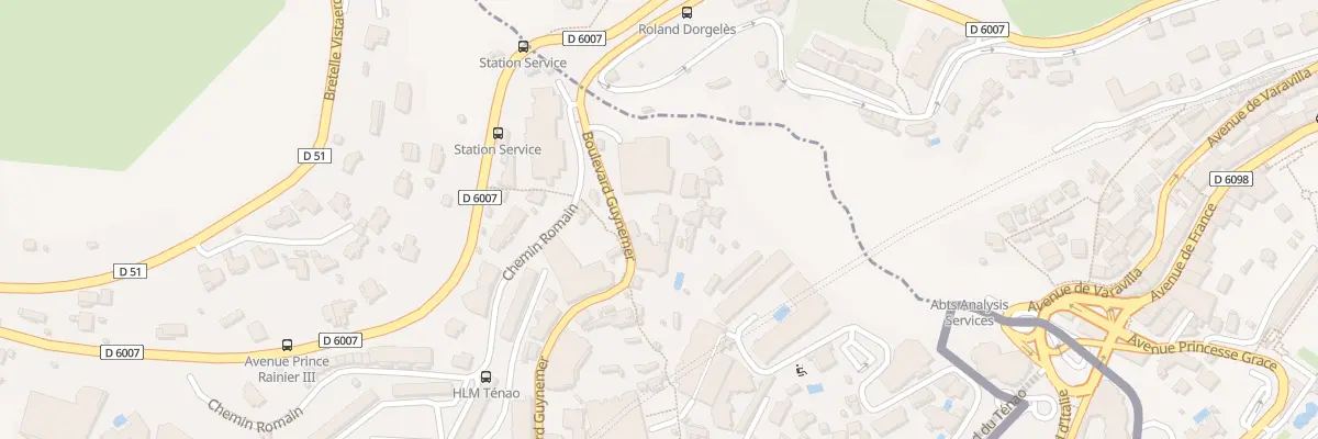 Plan du 92 Bd Guynemer à Beausoleil