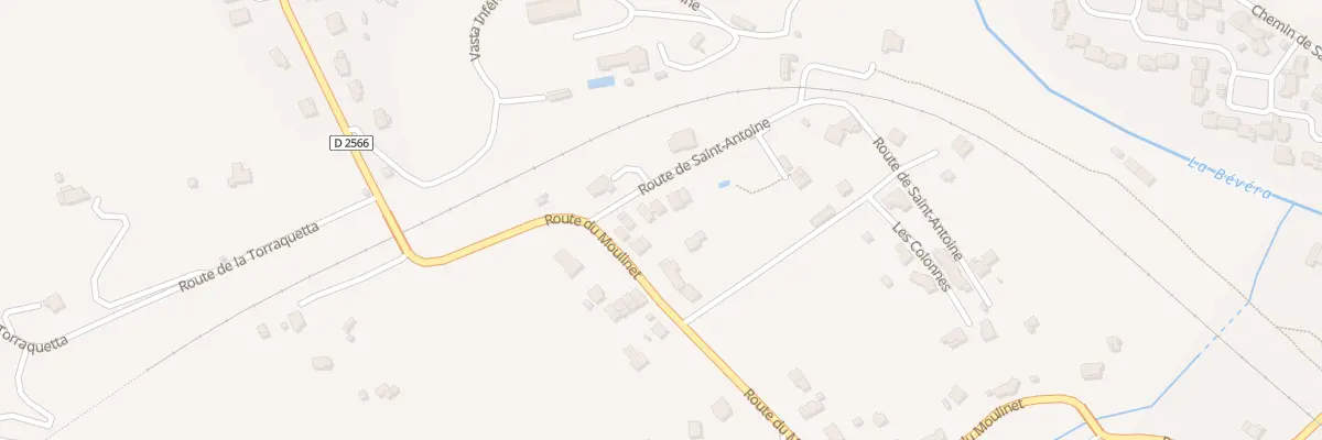 Plan du 50 Rte de Saint Antoine à Sospel