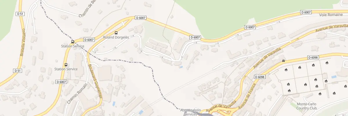 Plan du 371 Voie Romaine à Roquebrune-Cap-Martin