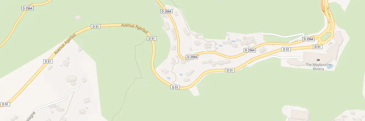 Plan du 1959B Rte de la Turbie à Roquebrune-Cap-Martin