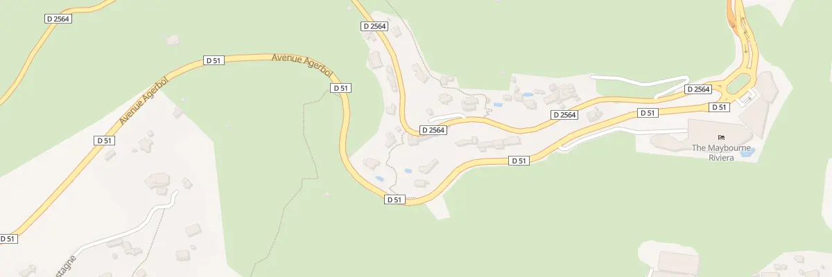 Plan du 1959 Rte de la Turbie à Roquebrune-Cap-Martin