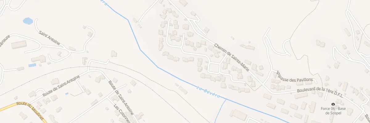 Plan du 22 Rue du Ham de St Michel à Sospel