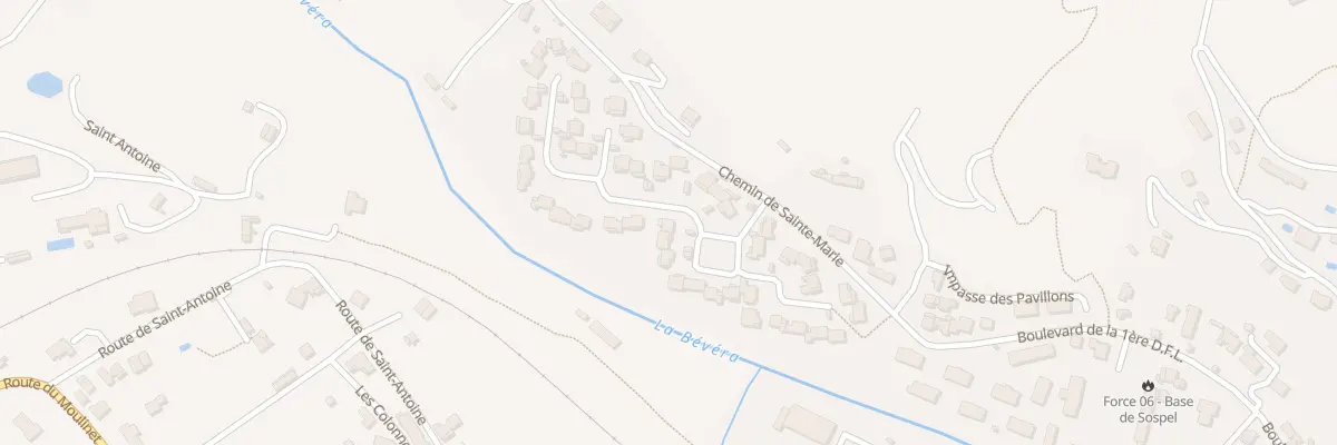 Plan du 20 Rue du Ham de St Michel à Sospel