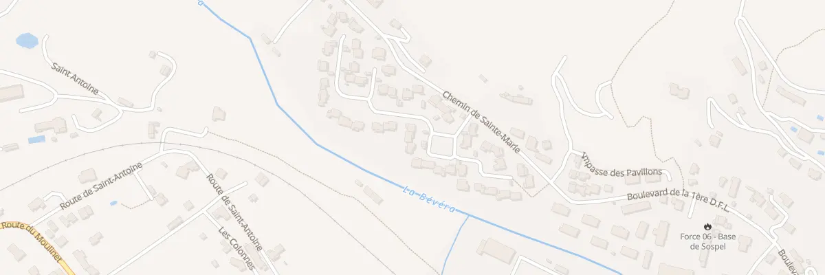Plan du 19 Rue du Ham de St Michel à Sospel