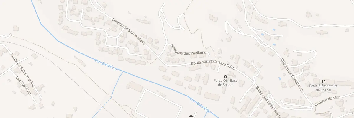 Plan du 5333 Pourcel à Sospel