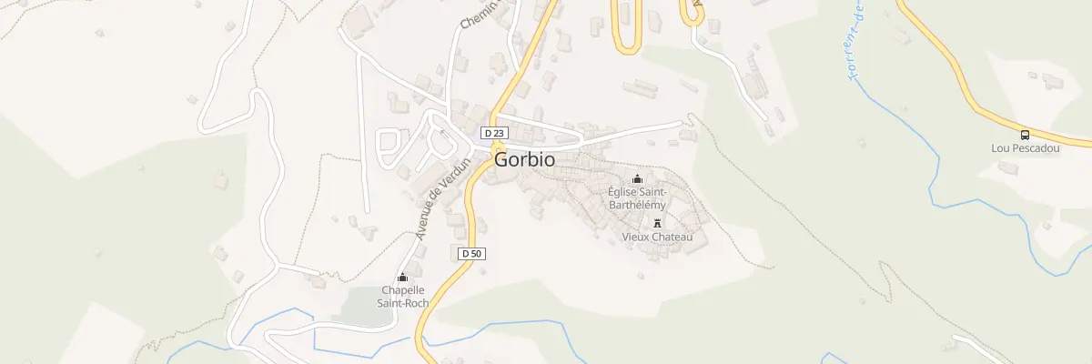 Plan du 15 Rue Gambetta à Gorbio