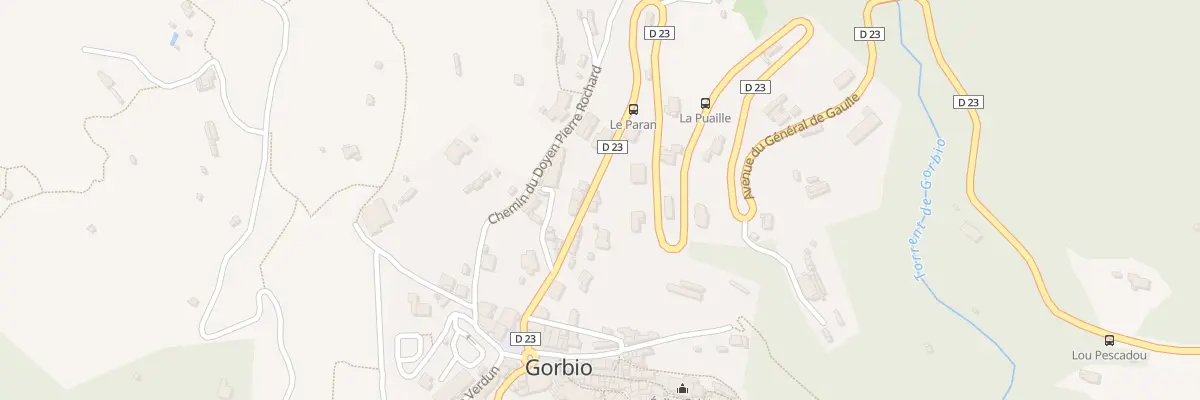 Plan du 139 Av Gen de Gaulle à Gorbio