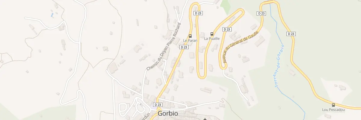 Plan du 139B Av Gen de Gaulle à Gorbio