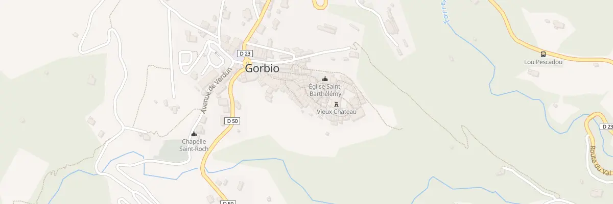 Plan du 50 Rue Barbacana à Gorbio