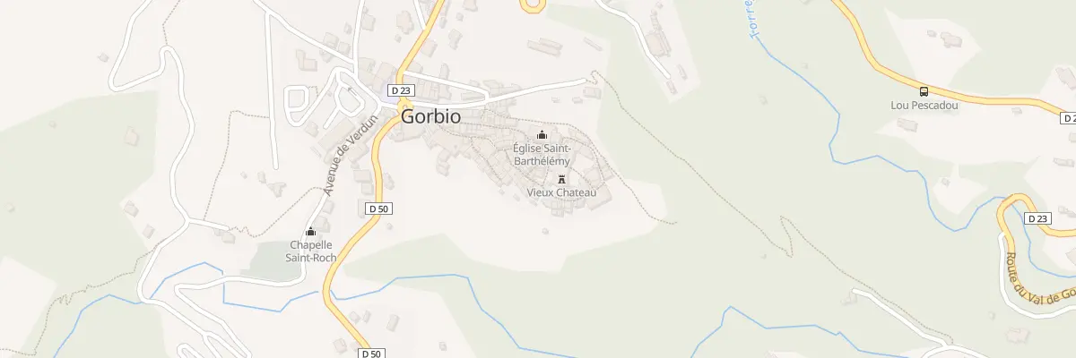 Plan du 110 Pl Honoré Vial à Gorbio