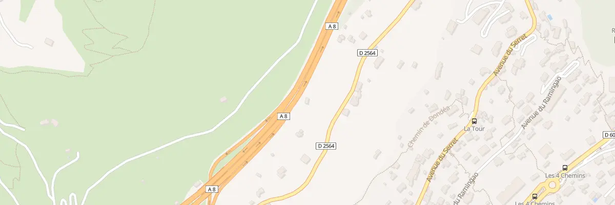 Plan du 662 Rte de la Turbie à Roquebrune-Cap-Martin