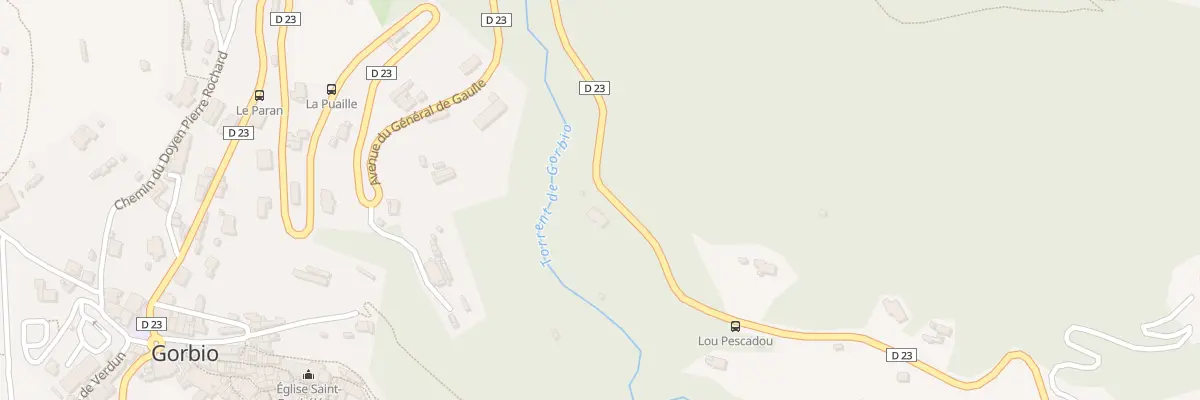Plan du 1509 Rte de Menton à Gorbio