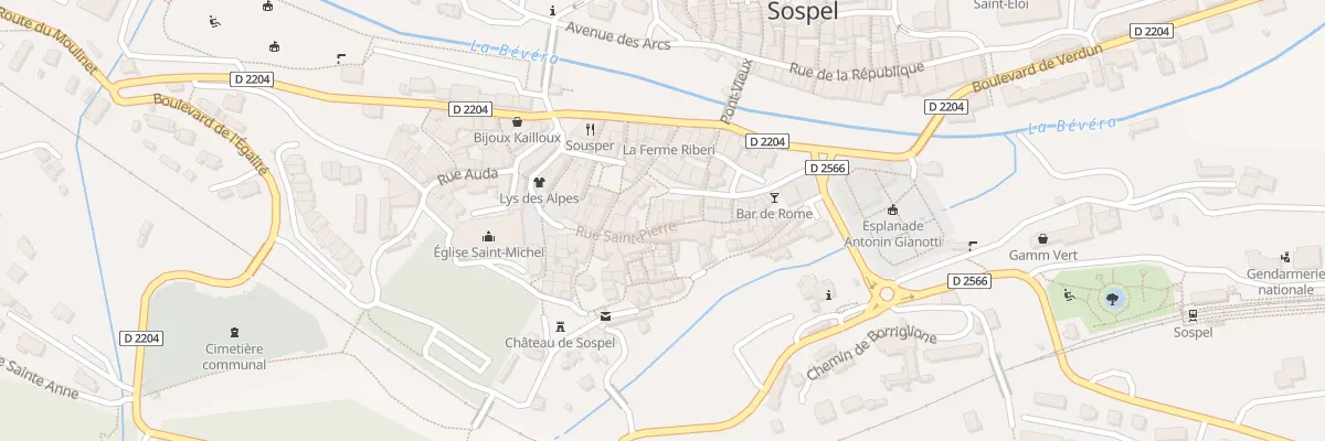 Plan du 19 Bd du Malpertus à Sospel