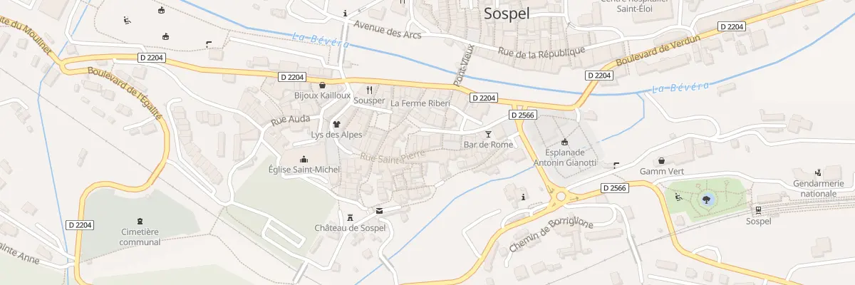 Plan du 17 Rue Saint-pierre à Sospel