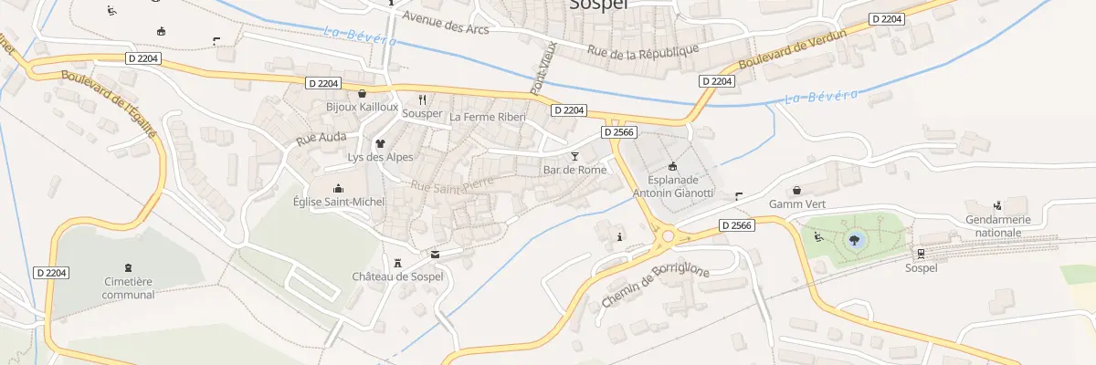 Plan du 8 Rue Saint-pierre à Sospel