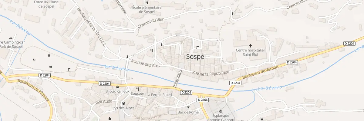 Plan du 7 Pl Saint-nicolas à Sospel