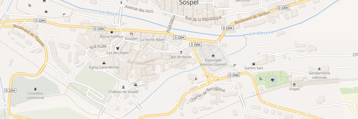 Plan du 2 Rue Saint-pierre à Sospel