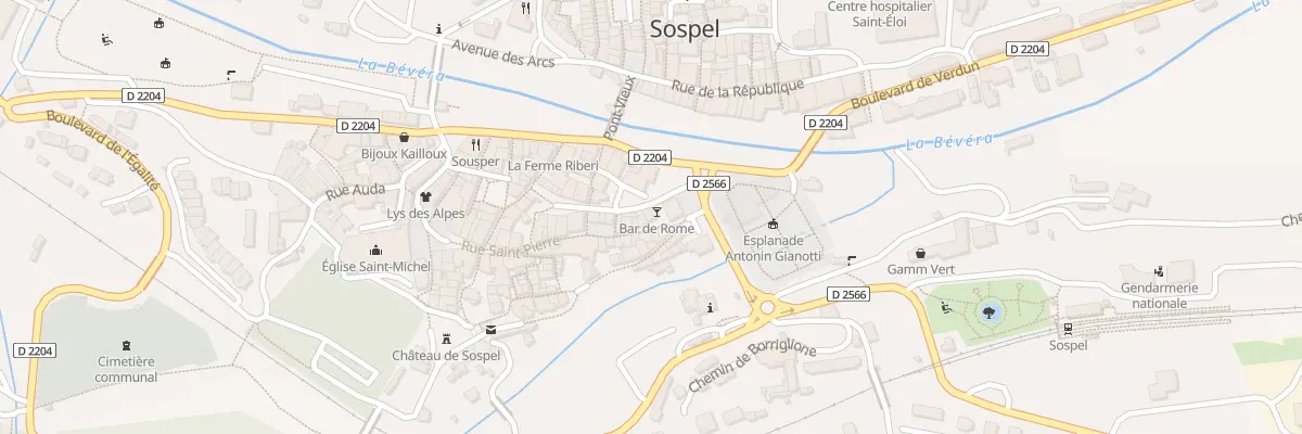 Plan du 3 Rue Saint-pierre à Sospel