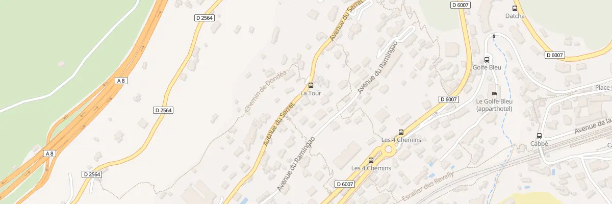 Plan du 1227 Av du Serret à Roquebrune-Cap-Martin