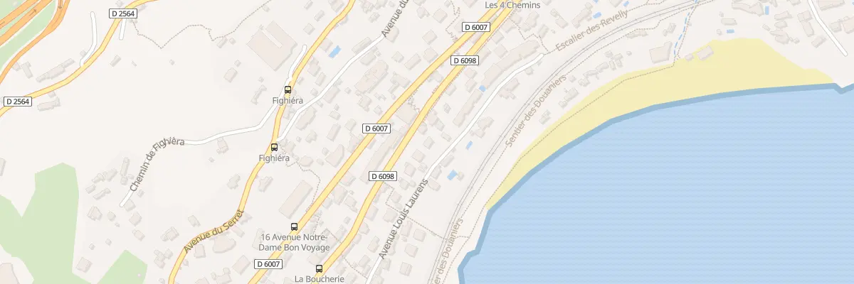 Plan du 41 Av Louis Laurens à Roquebrune-Cap-Martin