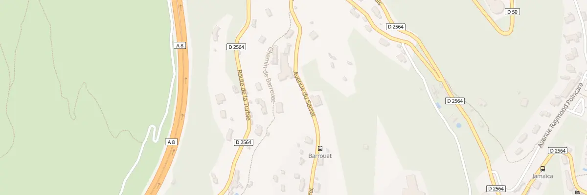 Plan du 600 Av du Serret à Roquebrune-Cap-Martin