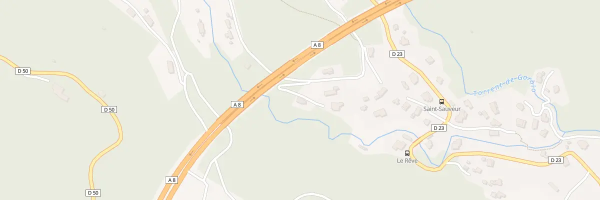 Plan du 520 Saint Sauveur à Gorbio