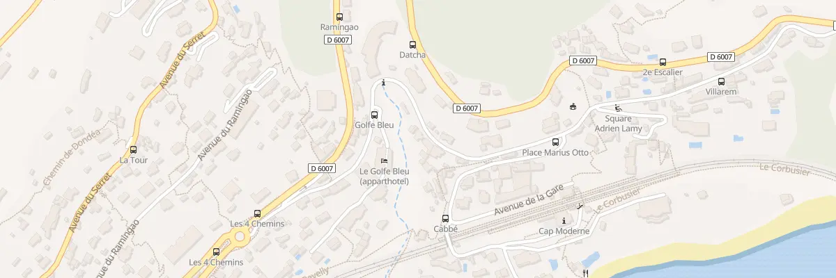 Plan du 3B Av Georges Drin à Roquebrune-Cap-Martin