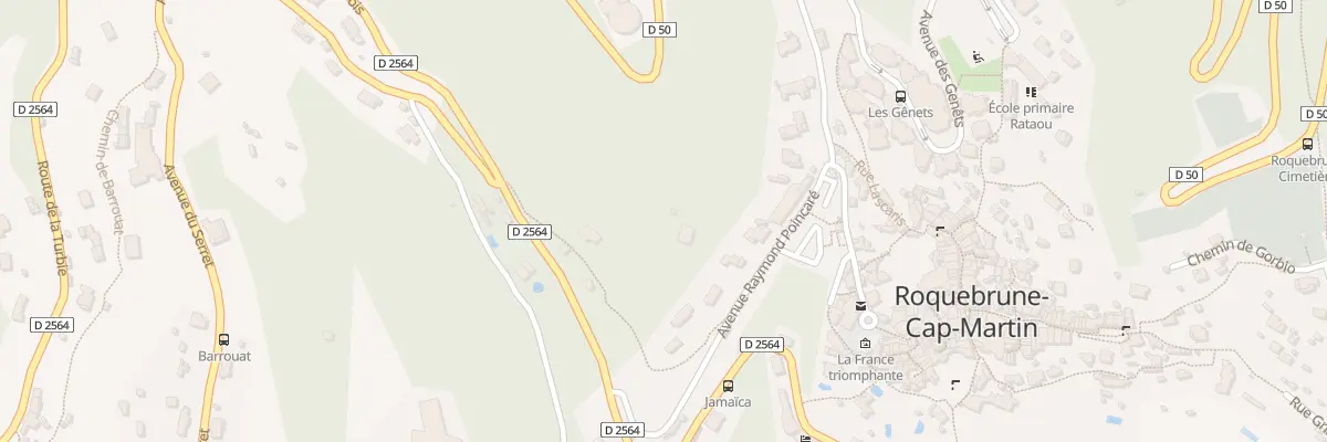 Plan du 9003 Che de la Couala à Roquebrune-Cap-Martin