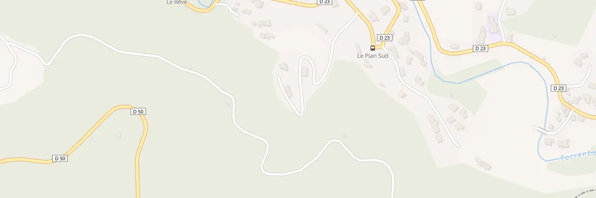 Plan du 3767X Rte de Menton à Gorbio