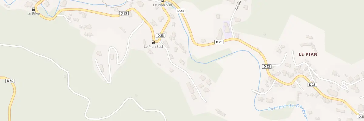 Plan du 4141 Rte de Menton à Gorbio