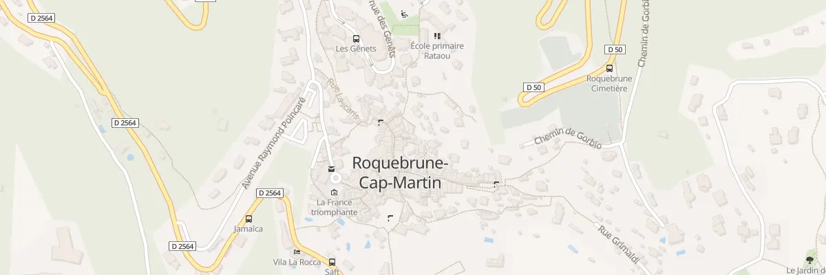 Plan du 7 Rue Sou Croûtasse à Roquebrune-Cap-Martin